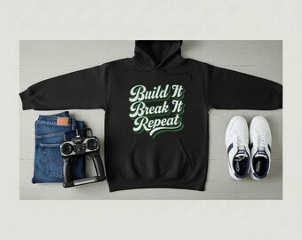 Carbon Drop • Build It Break It Repeat • Sweat à capuche • Pull unisexe • Sweat amateur de voitures télécommandées