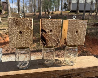 Natural Fence Post Bee Trap