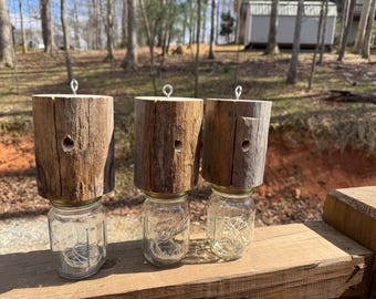 Natur Zaunpfosten Bienenfalle Unbehandelt