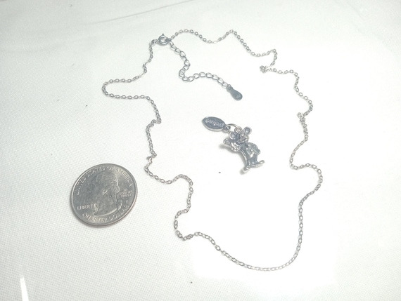 solid Sterling silver Disney Mickey Mouse charm, … - image 1