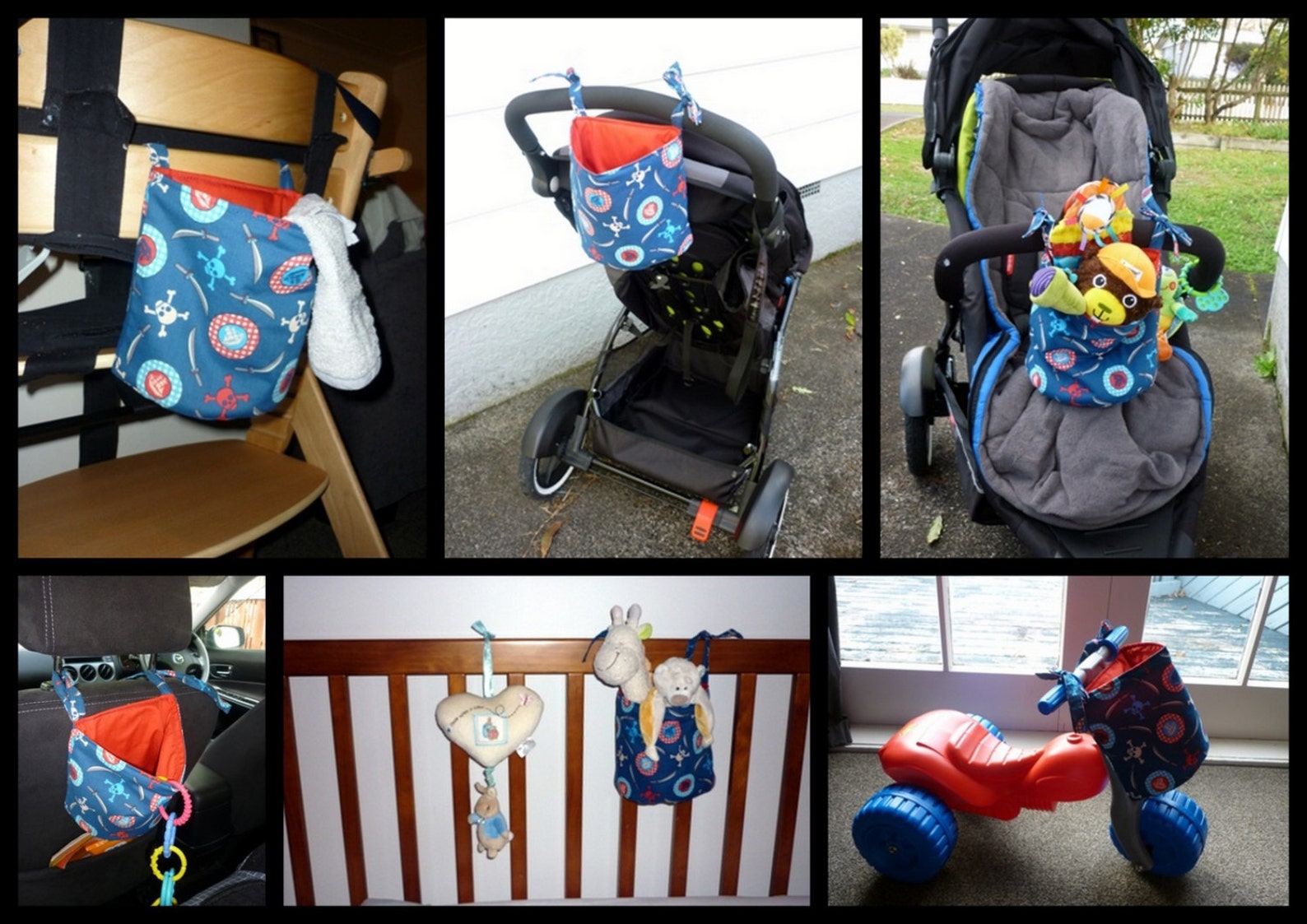 Hanging Bike Basket / Bag PDF Pattern Boy or Girl By Etsy