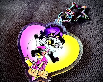 Nuzi pajama keychain |2.5 inch acrylic keychain|