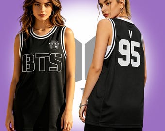 Camiseta de baloncesto personalizada de BTS, camiseta sin mangas personalizada para conciertos de la gira mundial de Kpop