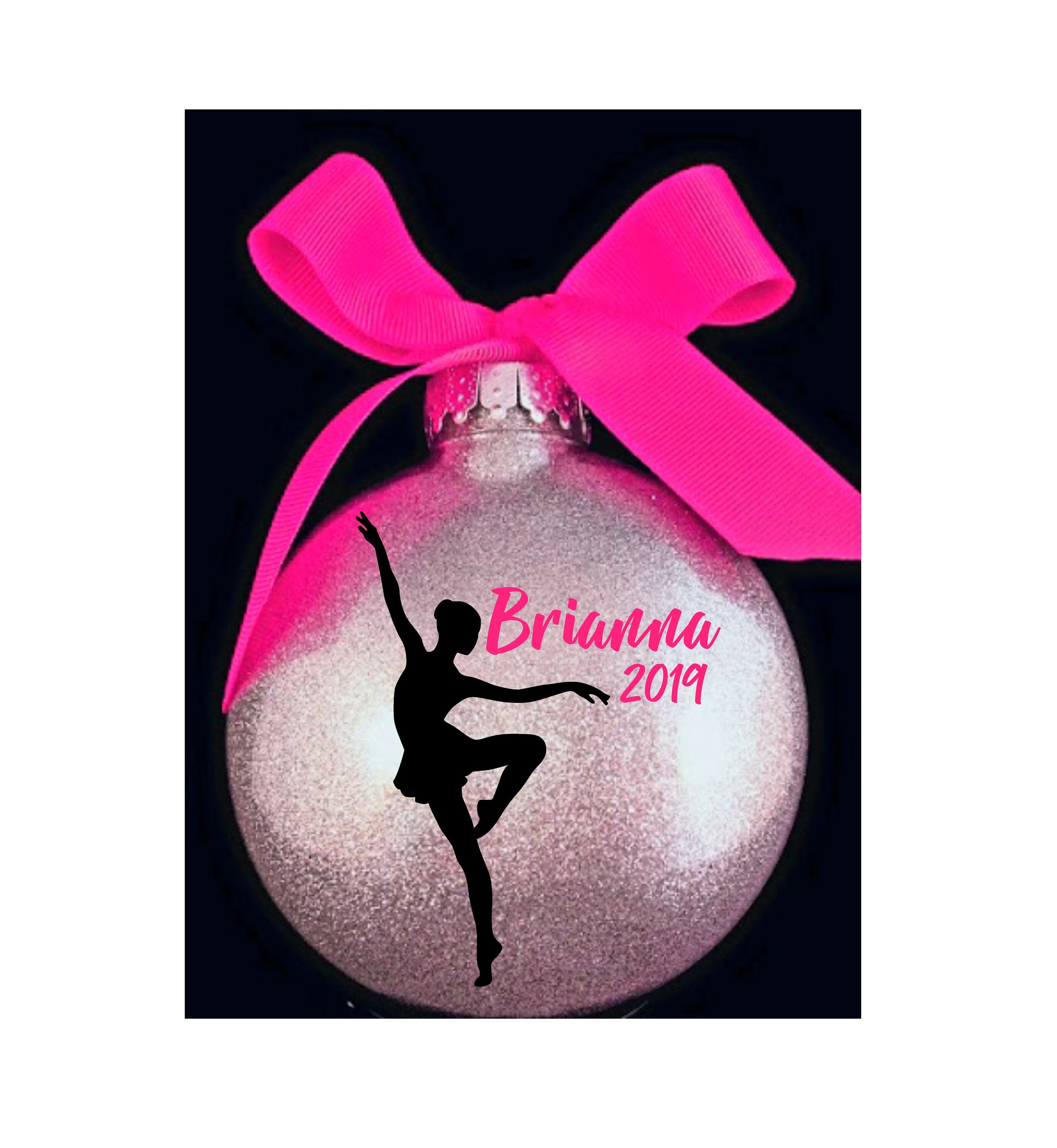 Dance Personalized Christmas Ornament with Year Dance Etsy