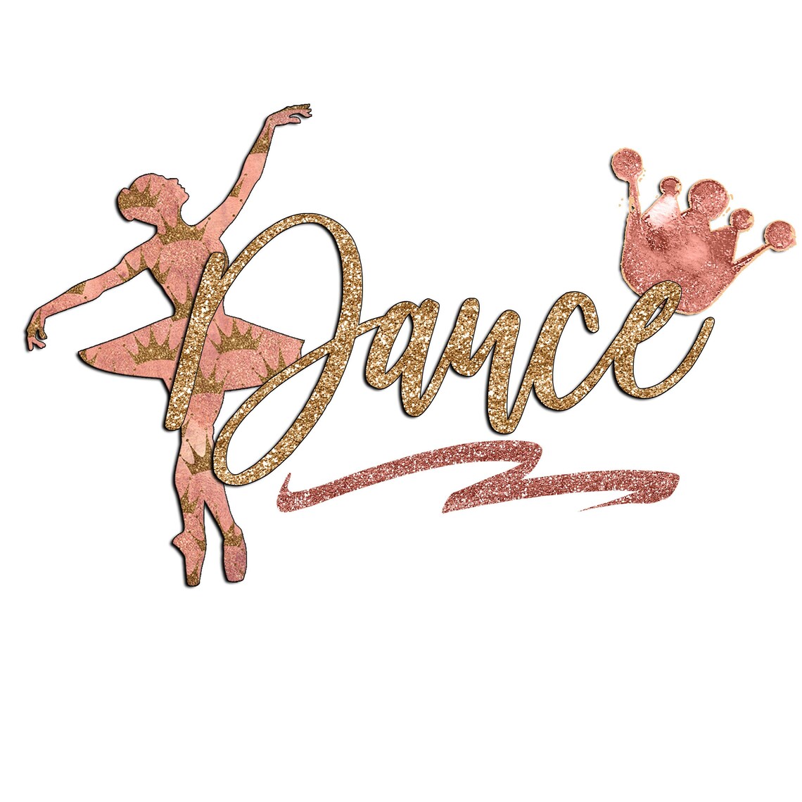 Palabra de baile con corona y bailarín PNG Danza Digital Etsy España Palabra de baile con corona y bailarín PNG Danza Digital Etsy España
