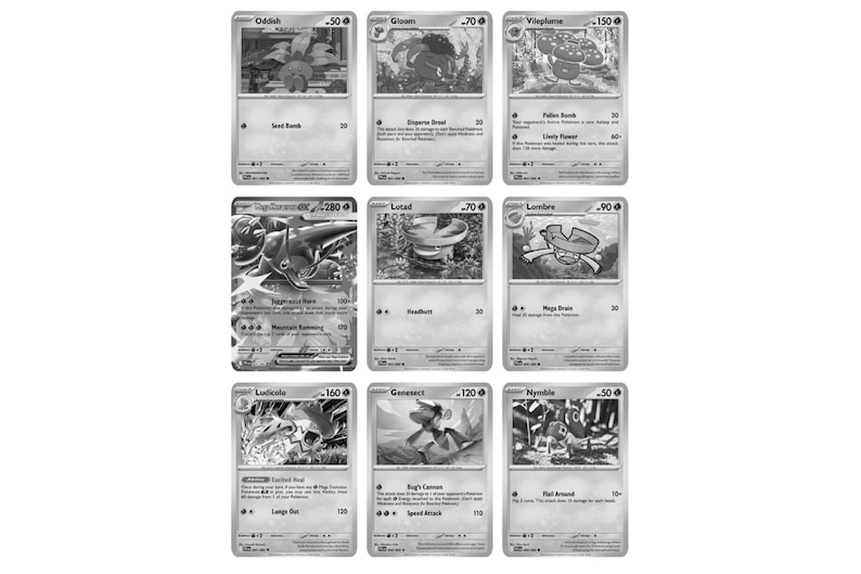 Pokémon TCG Mega Evolution Phantasmal Flames Binder PDF, Printable Card ...