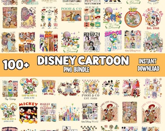 Paquete de más de 100 personajes de Disney (PNG): Mickey y sus amigos (PNG), Princesas de Disney (PNG), Pooh y sus amigos (PNG), Toy Story (PNG), Camiseta de viaje a Disneyland