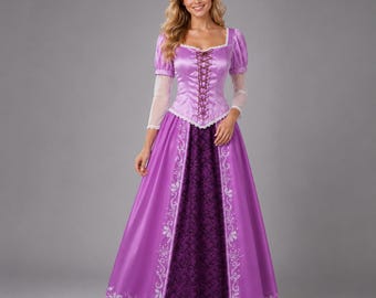 Fantasy Princess Costume Dress for Women | Renaissance Fairytale Costume | Medieval Corset Maxi Outfit