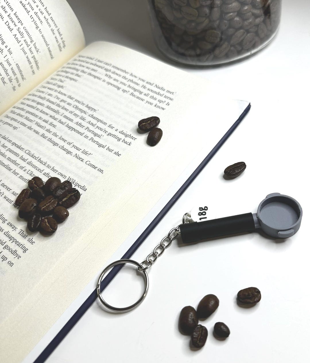 Portafilter 3D Printed Keychain for Coffee Lovers | Espresso Barista ...