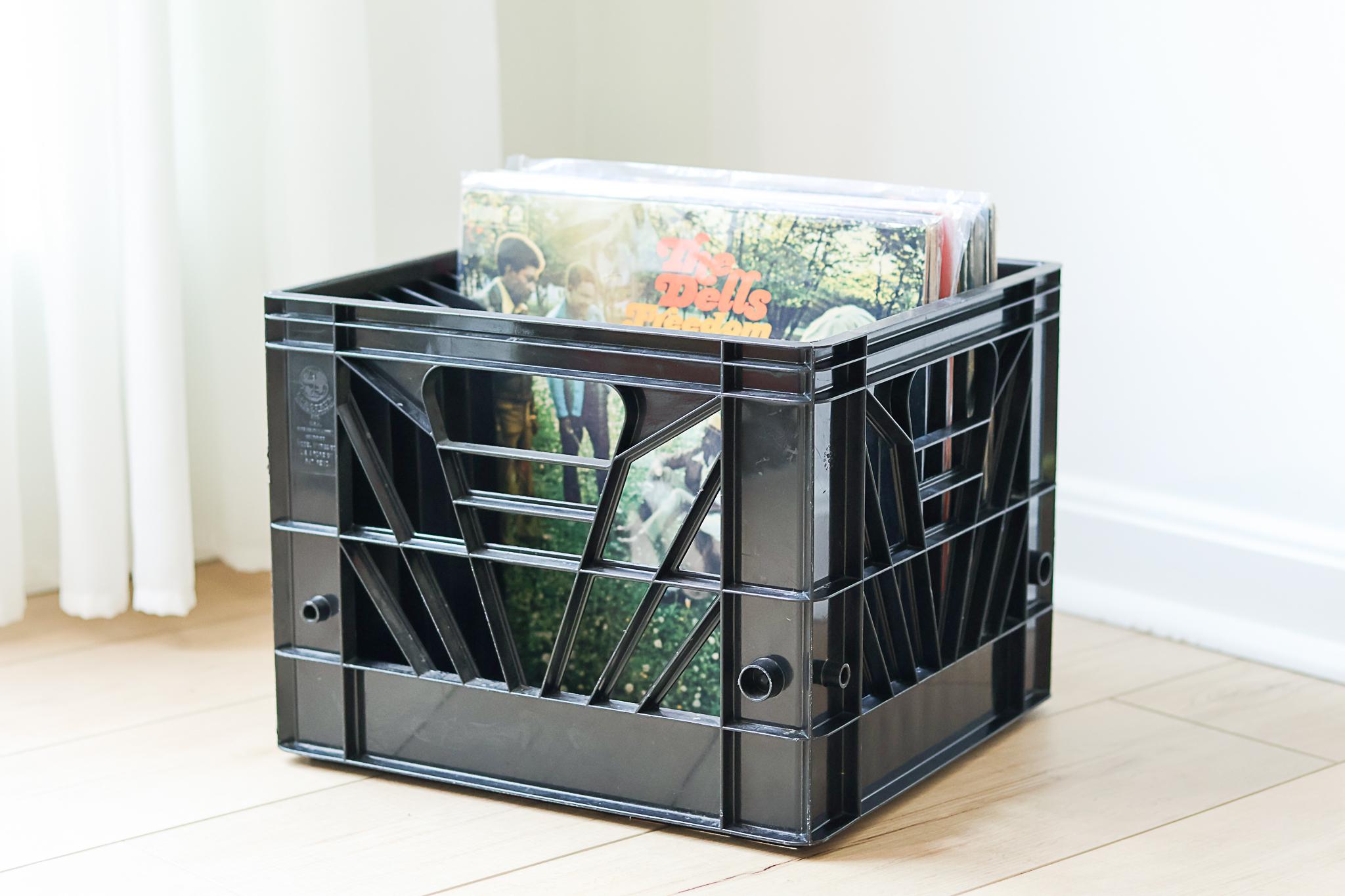 Vintage Plastic Milk Crate - Etsy
