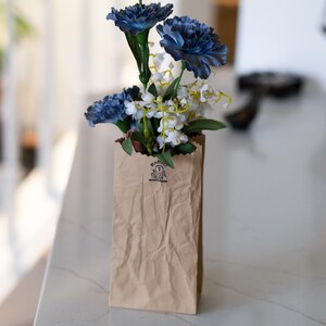 Harvey Craft Paper Bag Vase - Etsy