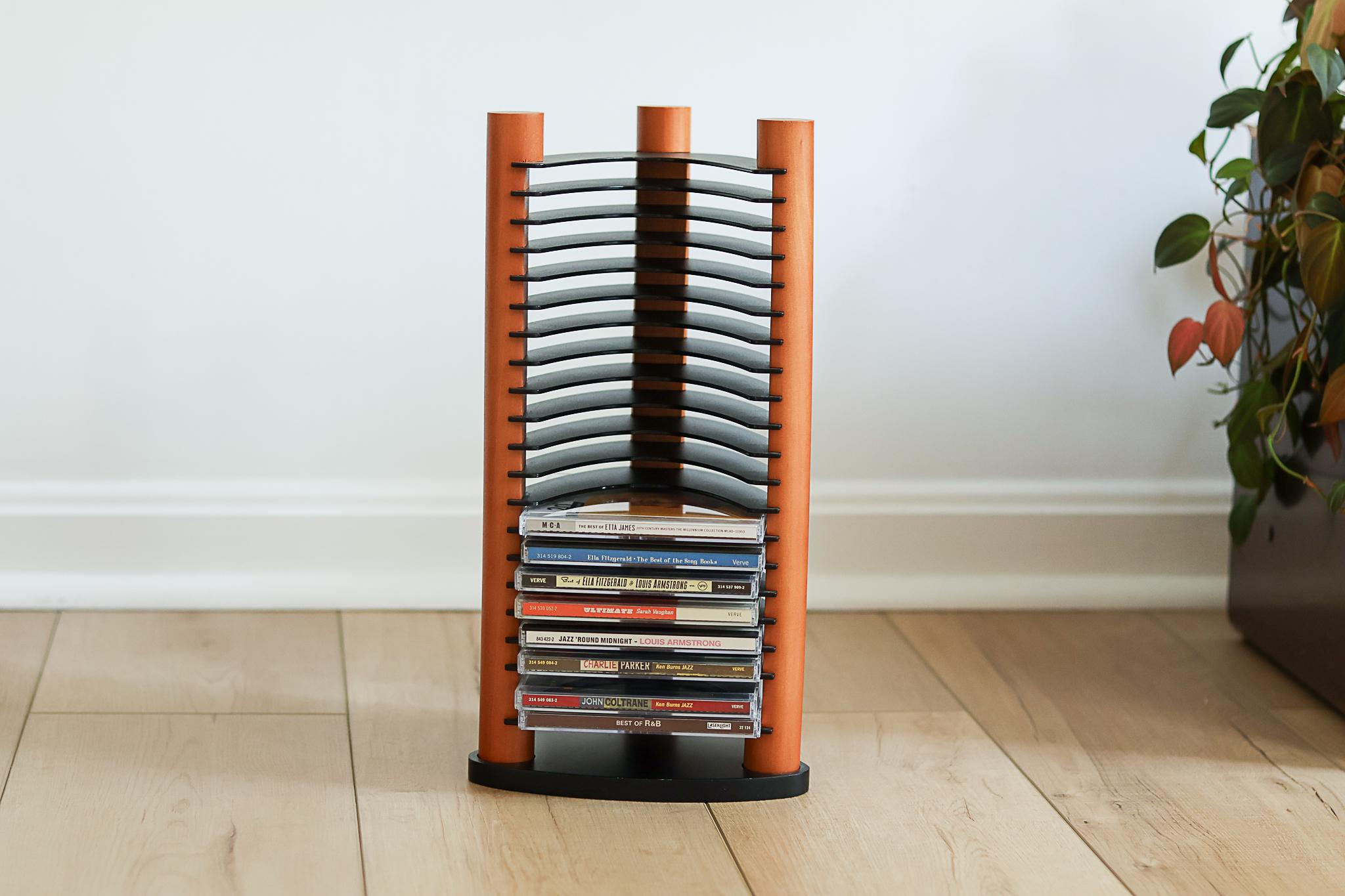 Vintage Cd Storage Wood - Etsy