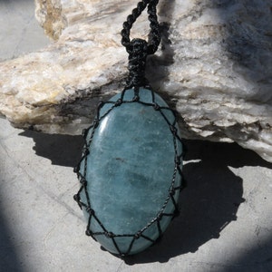 Aquamarine Necklace, March Birthstone Jewelry, Aqua Blue Gemstone Pendant, Spiritual Jewelry, Birthday Gifts for Him/ Her