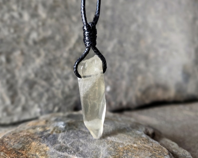 Men's Citrine Pendant Protection Jewelry Healing Crystal - Etsy