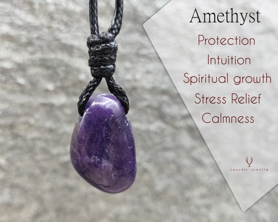 Amethyst Protection Necklace 2024 favors