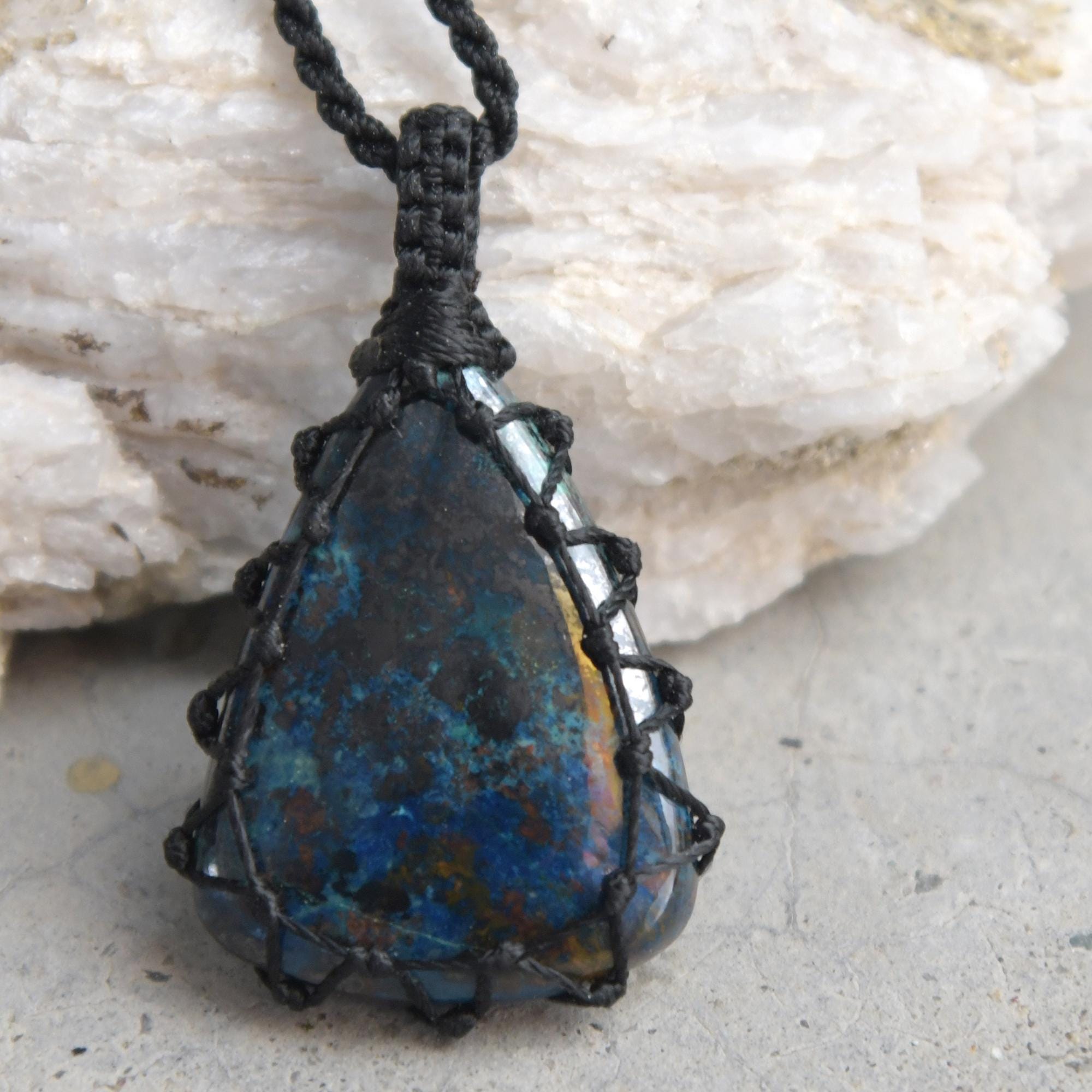 Labradorite Tribal Shield Pedant Labradorite Tribal Shield Pedant