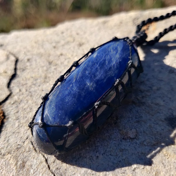 Kyanite Pendant Necklace Etsy