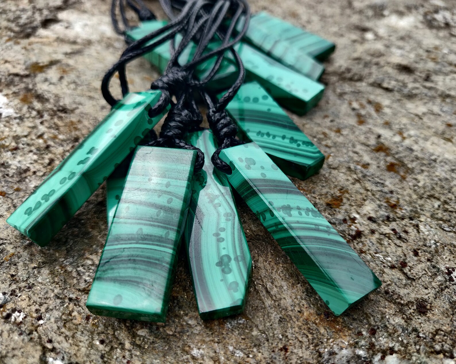 High-quality Malachite Necklace for Men and Women Green - Etsy