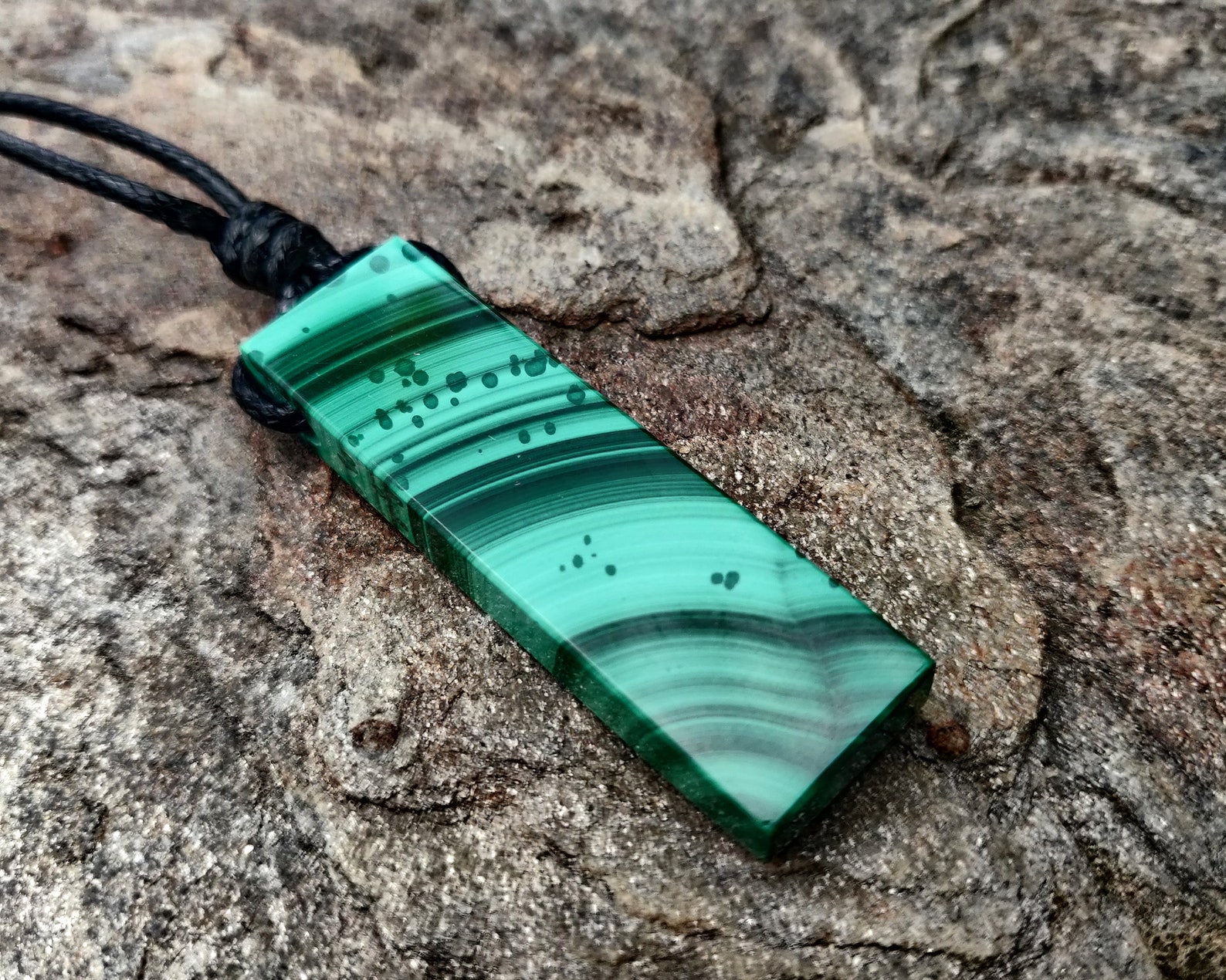 High-quality Malachite Necklace for Men and Women Green - Etsy