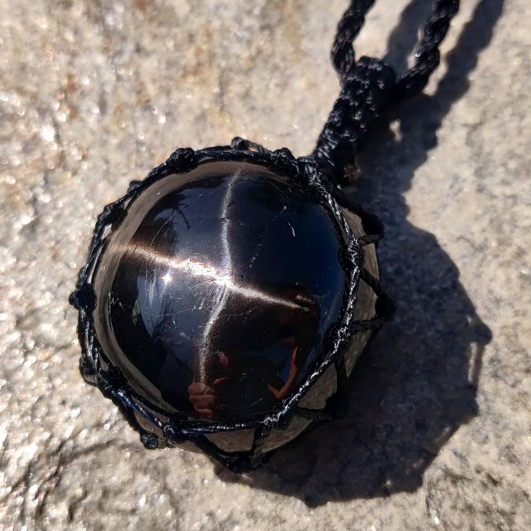 Black Star of India Stone Etsy
