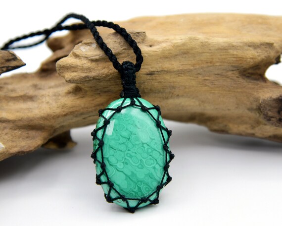 Malachite Pendant Birthday Guy 