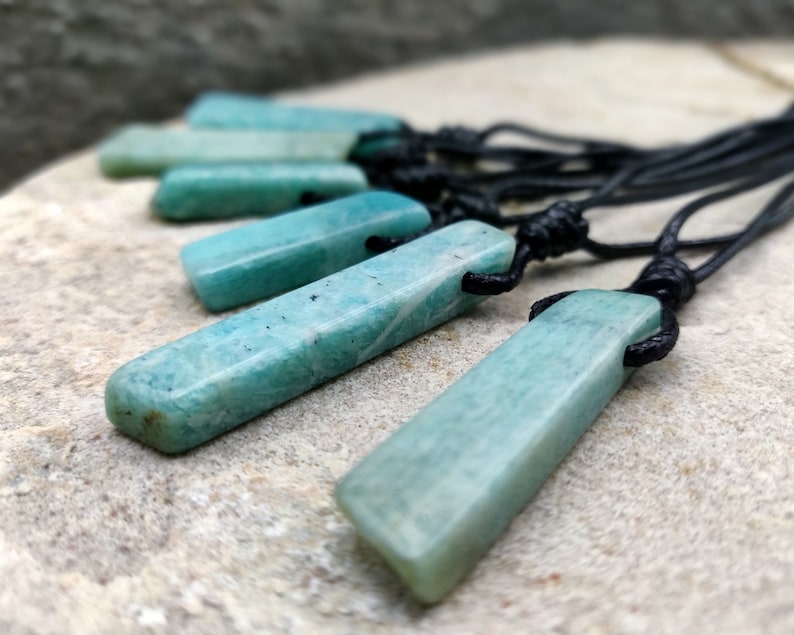 CURIO NECKLACE IN AMAZONITE