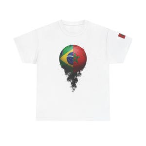 Brazil vs Morocco Match Day, Worldcup football, Soccer worldcup, T-Shirt image 2