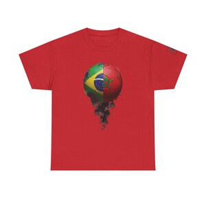 Brazil vs Morocco Match Day, Worldcup football, Soccer worldcup, T-Shirt image 5