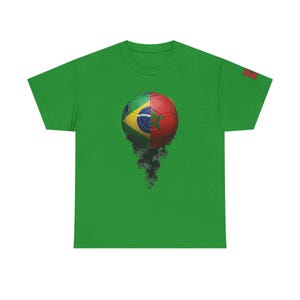 Brazil vs Morocco Match Day, Worldcup football, Soccer worldcup, T-Shirt image 4