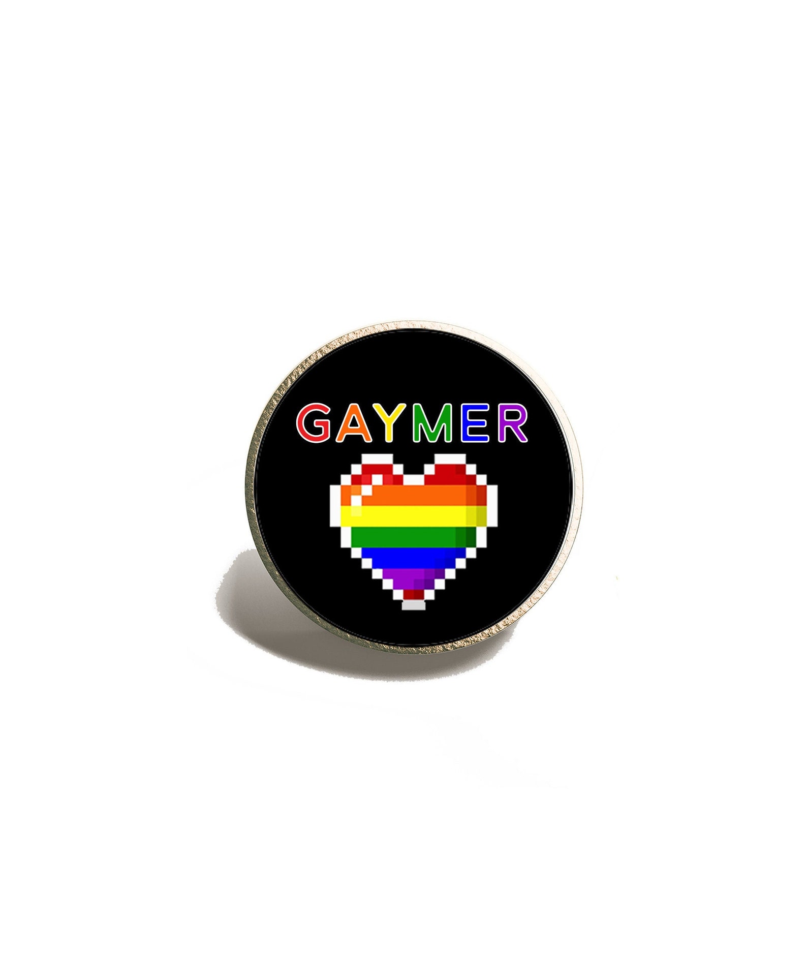 Gaymer Pin Badge Lapel Pin Gifts for Gamers LGBTQ Gifts | Etsy