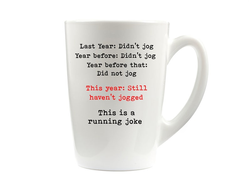 Running Joke Mug Dad Joke Gift Running Gift Funny Etsy