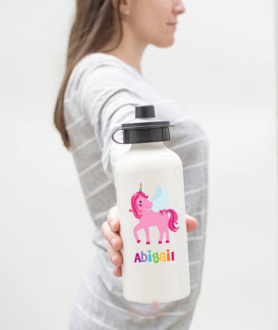 unicorn water bottle kids