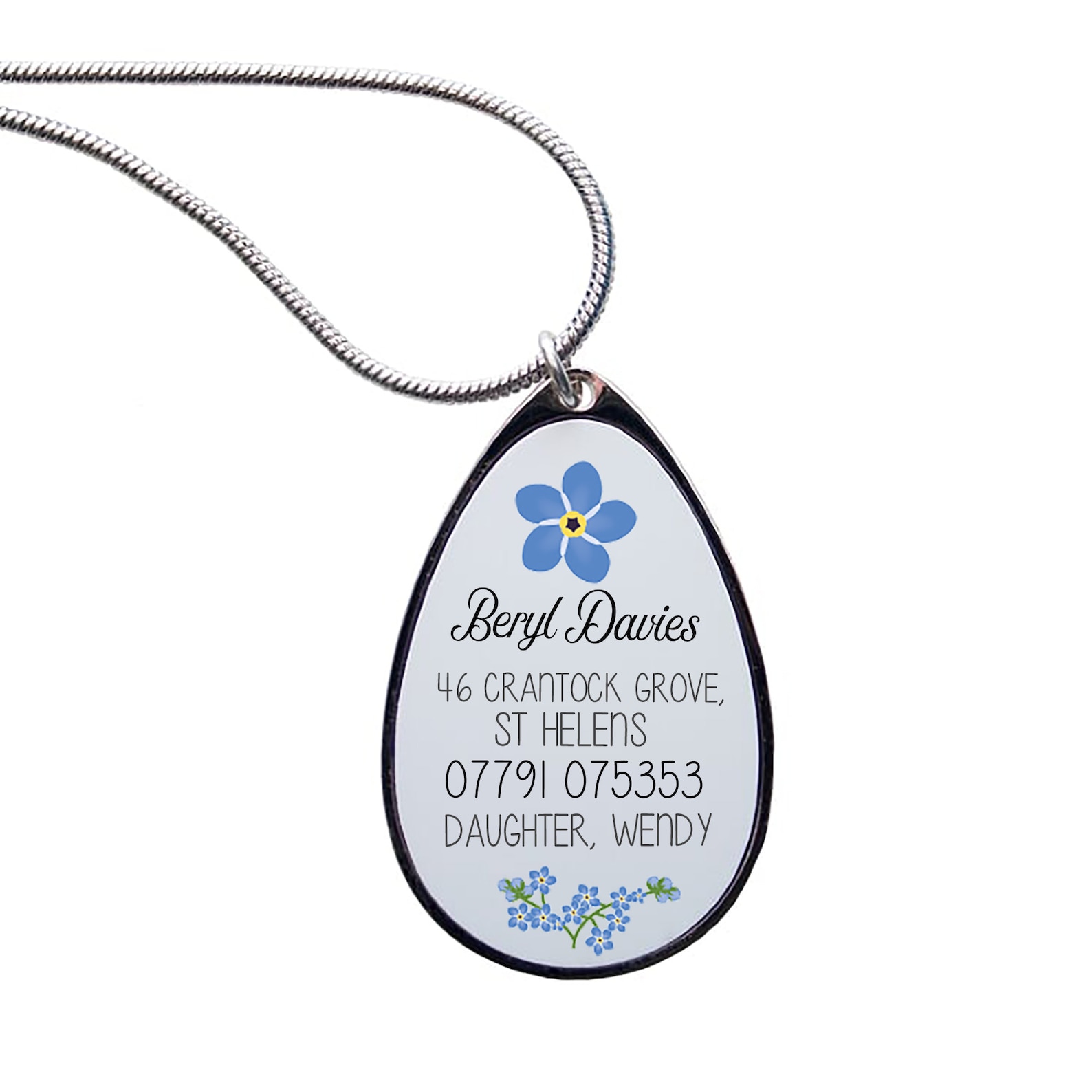 Dementia Pendant Necklace