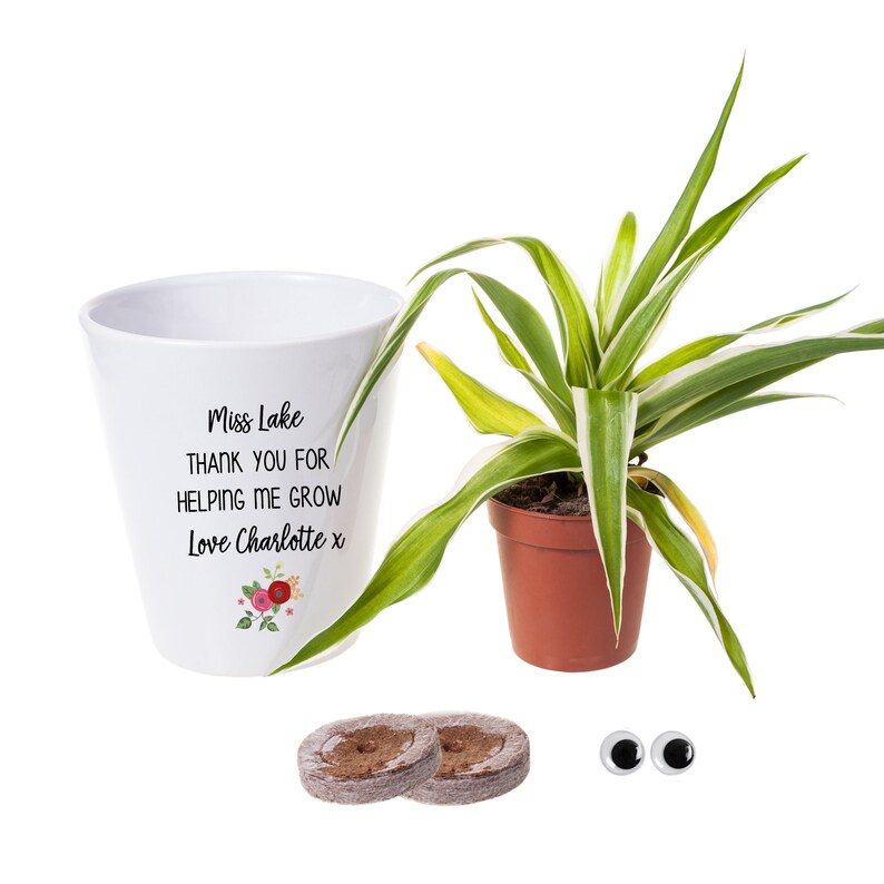 Thank You For Helping Me Grow Plant Pot Houseplant Gift Etsy Thank You For Helping Me Grow Plant Pot Houseplant Gift Etsy