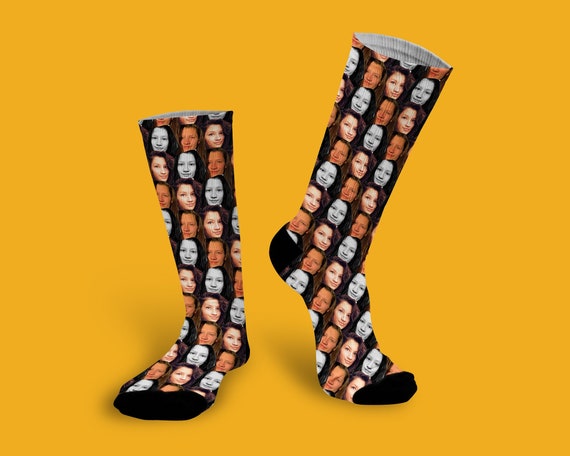 trainer socks with faces