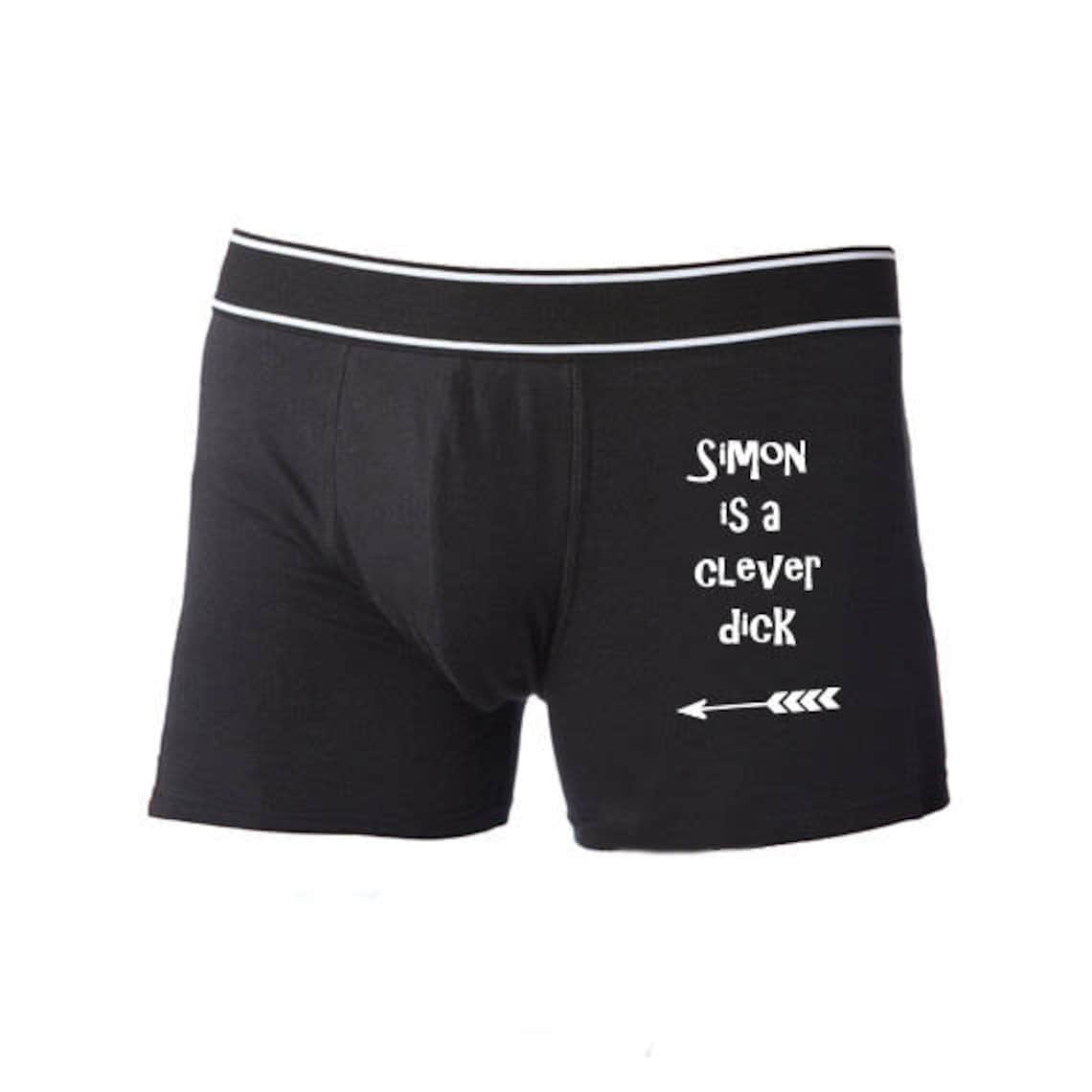 Clever Dick Personalized Boxer Shorts Funny Graduation - Etsy