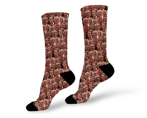 trainer socks with faces