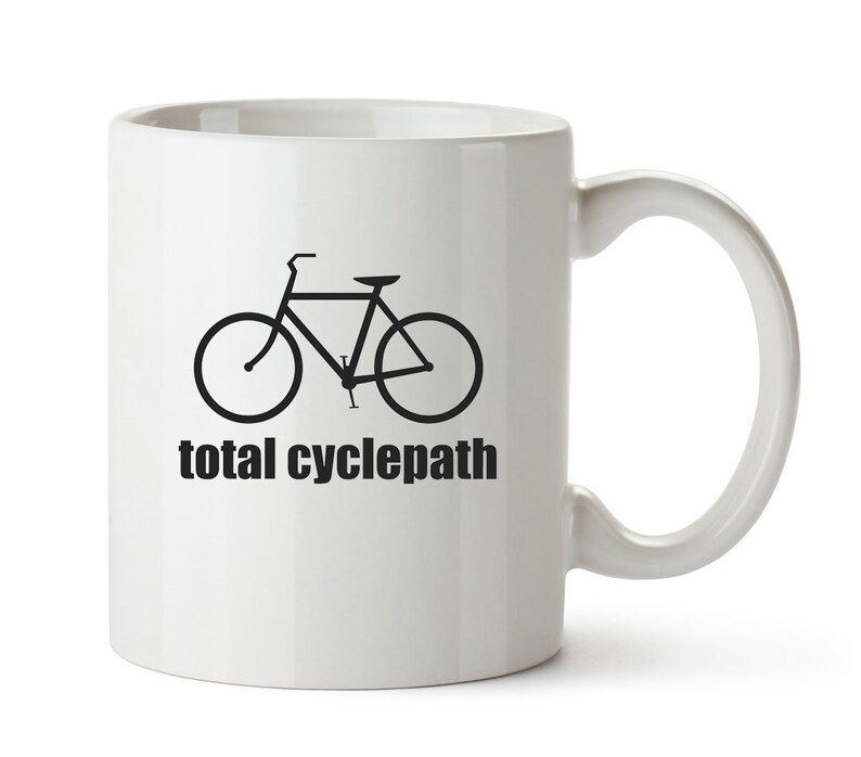 Funny Gifts for Cyclists Total Cyclepath Mugs Bike Lover Etsy
