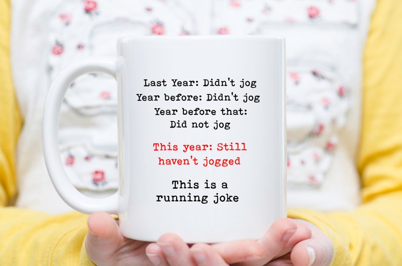 Running Joke Mug Dad Joke Gift Running Gift Funny Etsy
