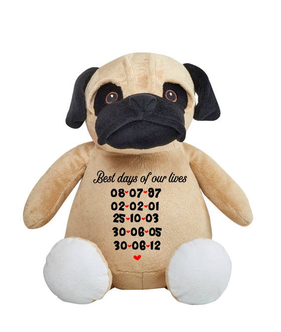 huge pug stuffed animal
