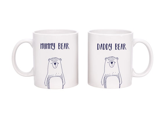 mummy daddy baby bear mugs