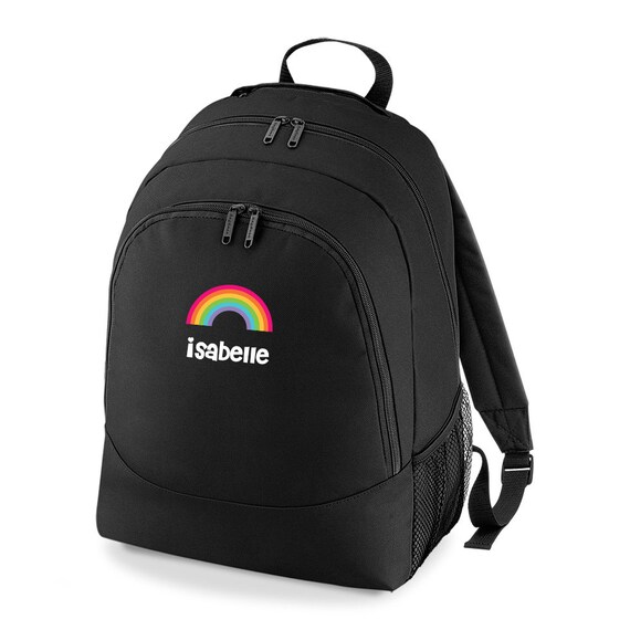 rainbow bookbag