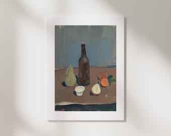 Swedish Still Life Print | Mid-Century Modern Kitchen Art