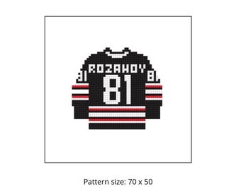 Maglia Rosanov Heated Rivalry Needlepoint Download digitale PDF