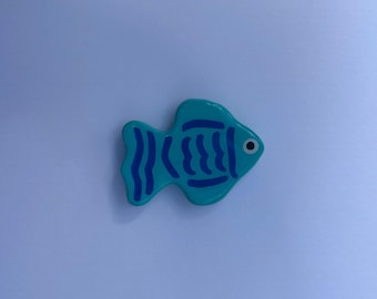 Handgemachter Fisch Magnet Aquatisch Küchen Dekor Kühlschrankmagnet Einweihungsparty Geschenk Schrullig Maximalist Bunt