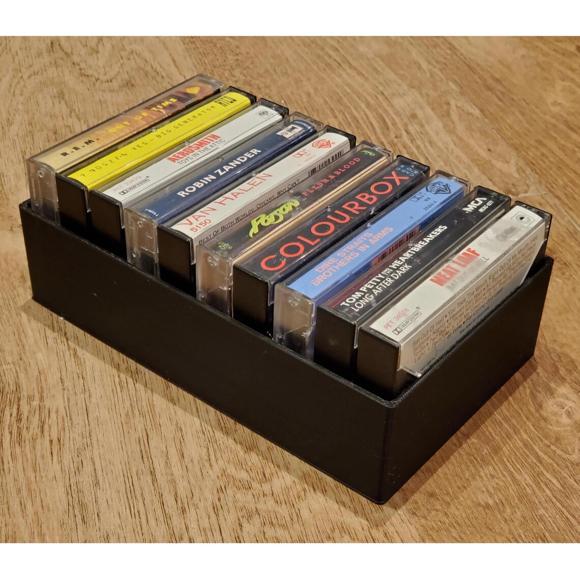 Wall Mounted Cassette Tape Rack – Holds 10 Tapes Total | Retro Music ...