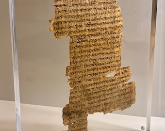 Last Supper & Gethsemane | Papyrus 37 Replica | Matthew 26:19–52 | Early Greek New Testament Manuscript