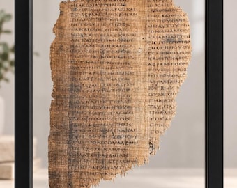 The Promise to Abraham — Genesis 12 | BP IV · Rahlfs 961), Folio 4| Master-Crafted Papyrus Replica