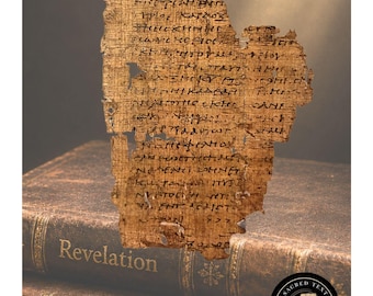 Exodus & Revelation Double-Sided! Papyrus 18 Master-crafted Replica