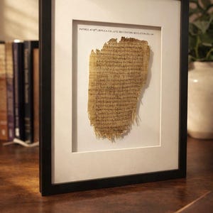 Book of Revelation Replica ch. 13.16-14.4 Papyrus 47,  3rd Century